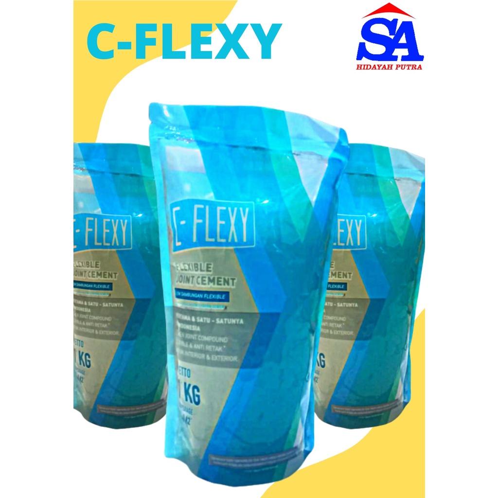 C Flexy Pengisi Sambungan Nat GRC / Compound GRC Kalsi C-flexy 1kg / C-Flexy Joint compound / CEMENT