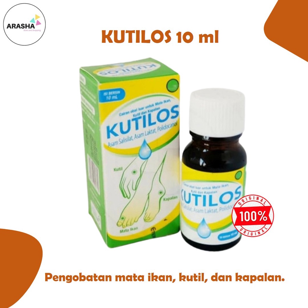 KUTILOS 10 ML Obat Kaki Mata Ikan/Kapalan/Penebalan Kulit Pada Jari Jari Kaki