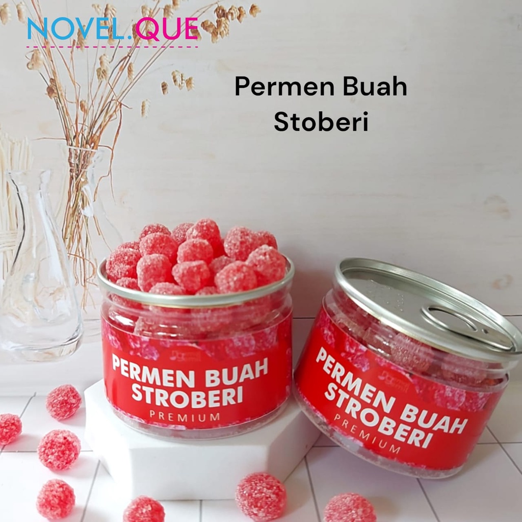 

Can Permen Buah Stroberi Strawberry Candy Kualitas Premium