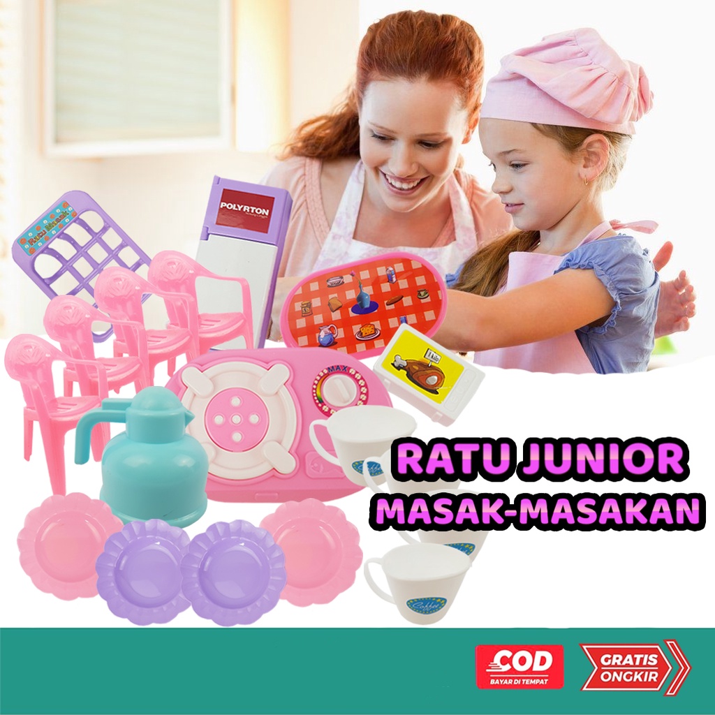 Mainan Cooking Set Junior / Mainan Ratu Masak Junior / Mainan Set Dapur Kitchen 103