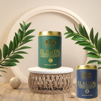 

1 Paket El Royal Premium Herbal Tea (1 Paket) | 1 Morning Slimming Tea - 1 Night Slimming TeaHerbal Tea