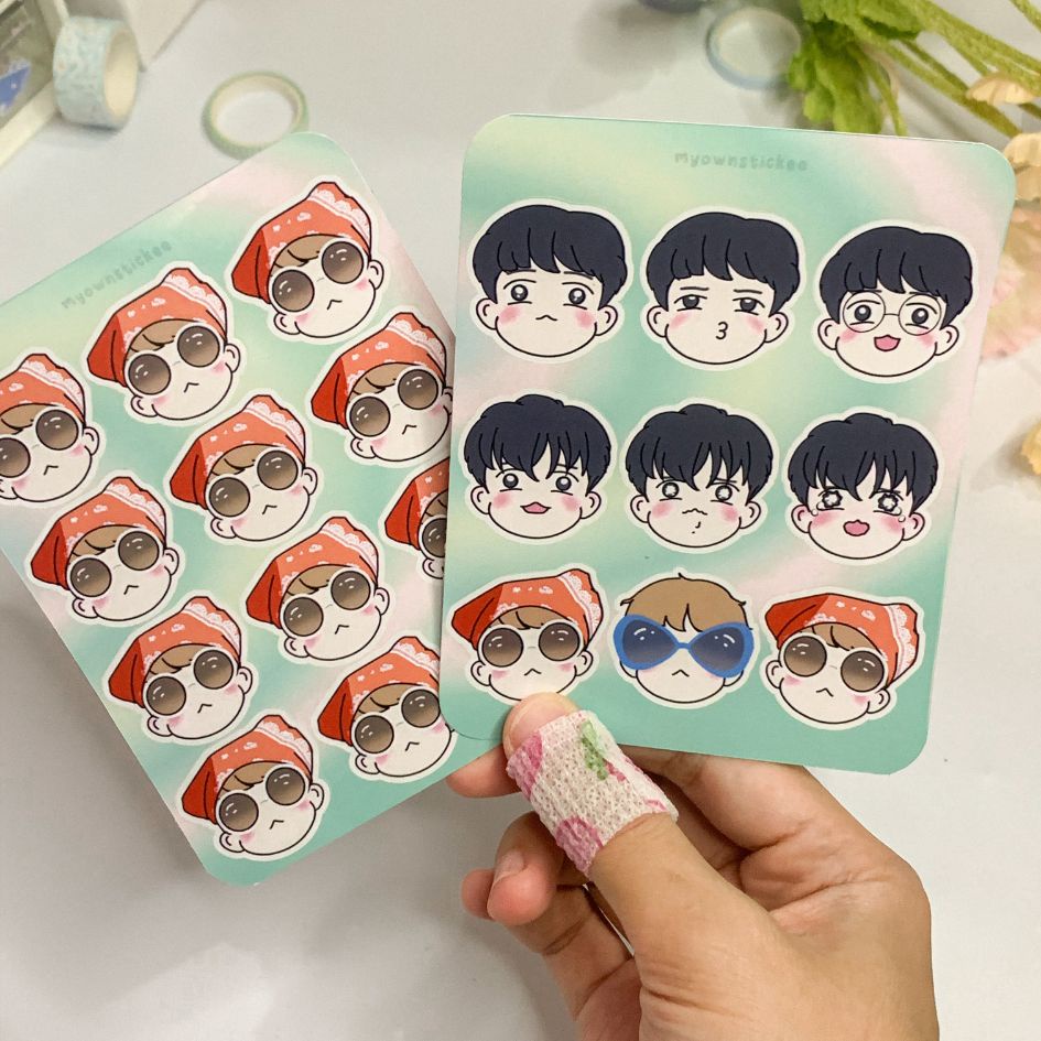 

Myownstickee - EXO BAEKHYUN sticker sheet