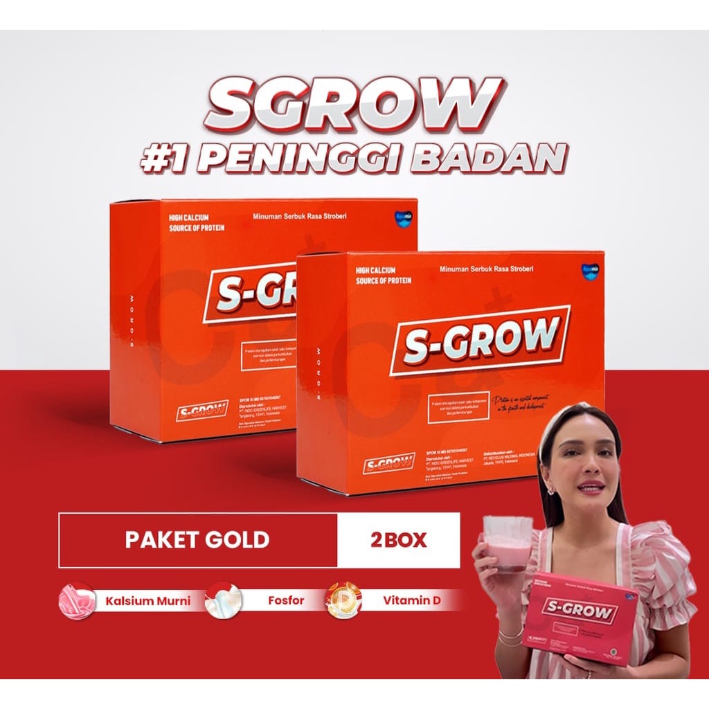 S-GROW Susu Kalsium Peninggi Badan