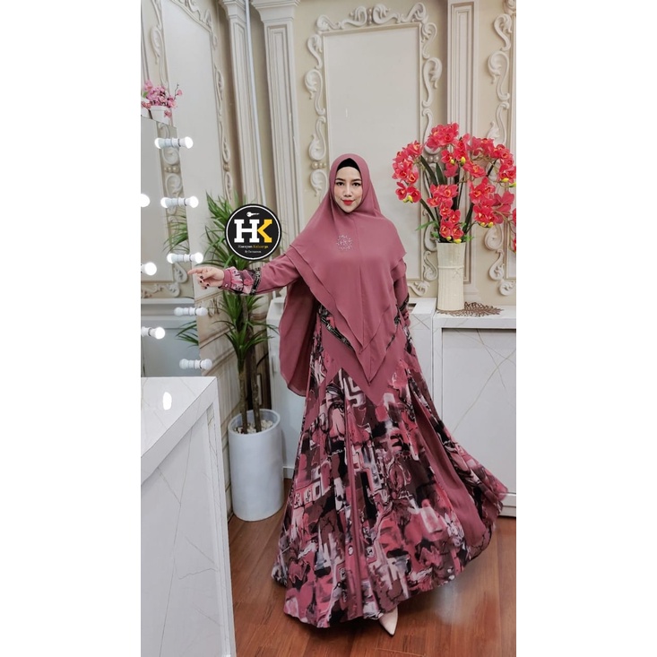 Sarwendah Syar'i Series HK By Dermawan ORI Hijab Gamis Syari Kekinian BestSeller Terlaris Termurah Original Syari
