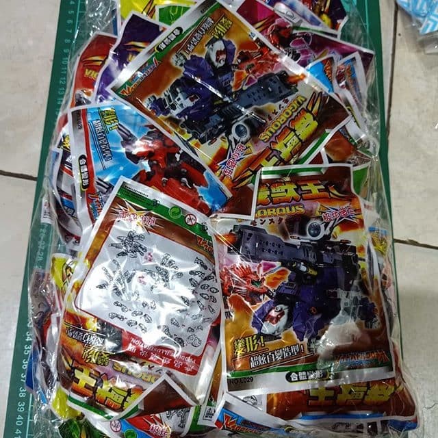 bongkar pasang robot plastik isi 50 pcs grosir ( lavar stores id )