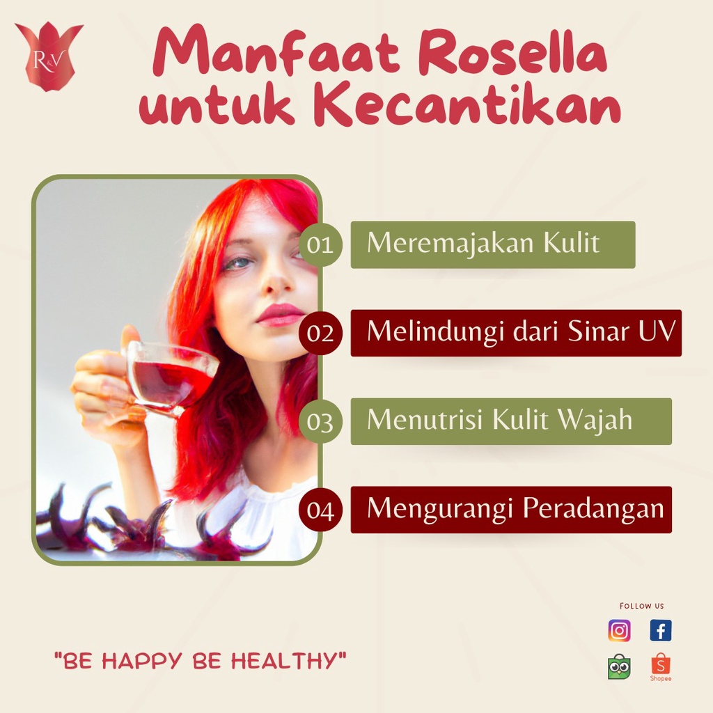 

Teh Bunga Rosella / Teh Rosela / Teh Rosella / Teh Rosella kering