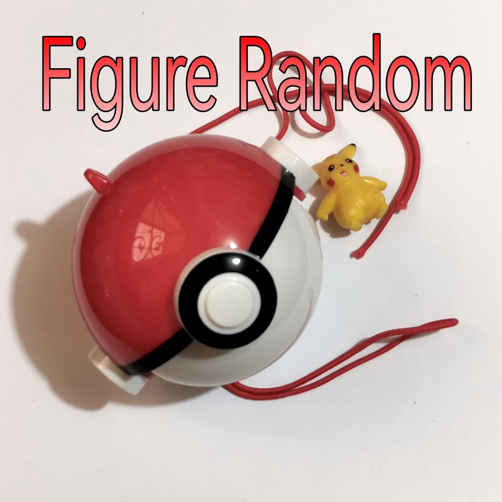 Pokemon pokeball action figure figur bola pikachu mainan