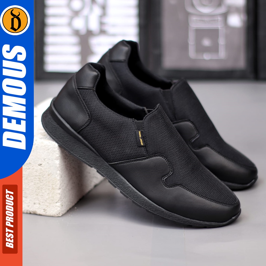 DEMOUS Chizuru - Sepatu Sneakers Casual Tali Pria