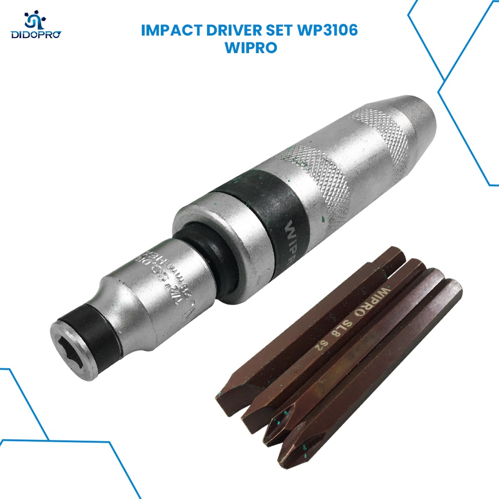 Obeng Ketok Set 6 pcs Wipro / Impact Driver Set 6 pcs Wipro WP3106