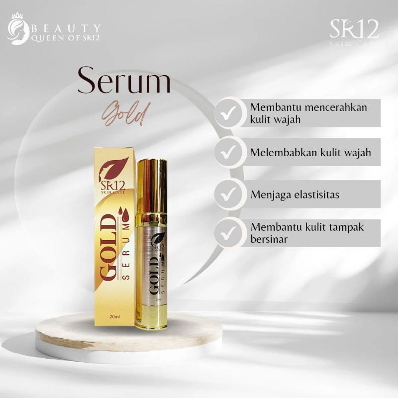 SR12 Serum Gold Solusi Anti-Penuaan untuk Kulit yang Glowing, Cerah, dan Bebas Flek Hitam Perawatan 