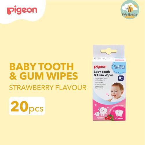 (NEW) PIGEON BABY TOOTH AND GUM WIPES / FOOD GRADE / PEMBERSIH GIGI DAN GUSI BAYI / BEST SELLER