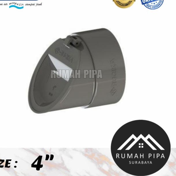 ❆ Tutup pipa / BACKFLOW VALVE 4" - RUCIKA ➯