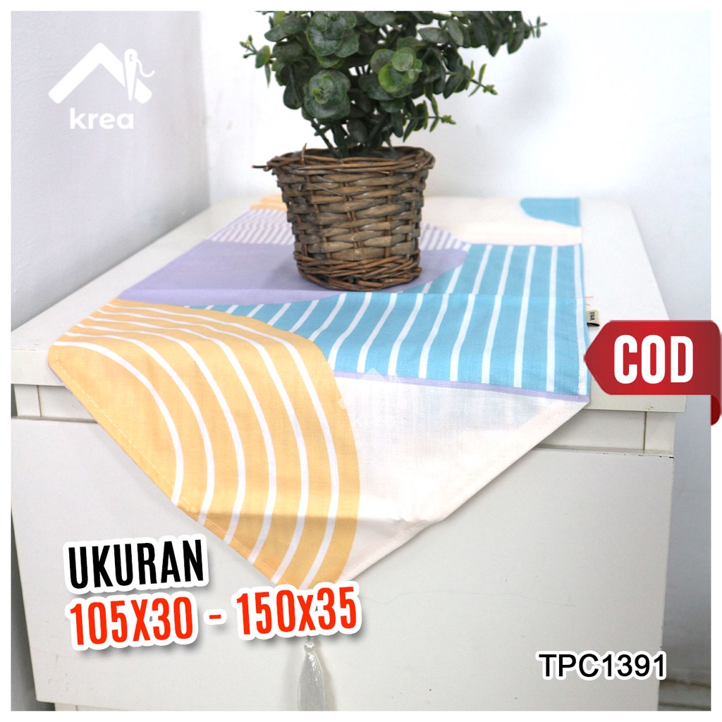 Taplak Meja / Table Runner Ukuran 105x30 - 150x35 TPC1391