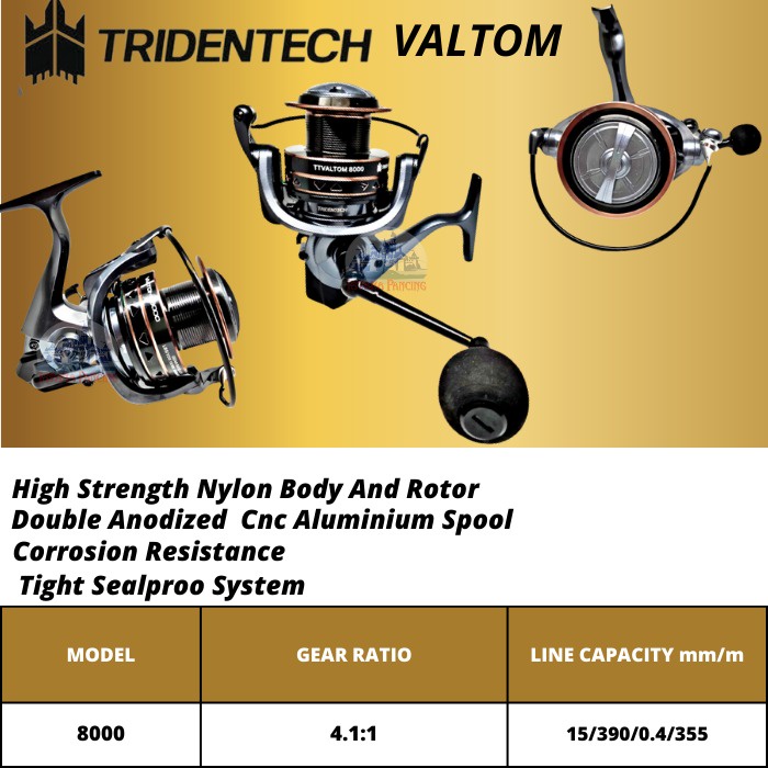 REEL TRIDENTECH VALTOM 8000 REEL MANCING ISTANAPANCINGTTE