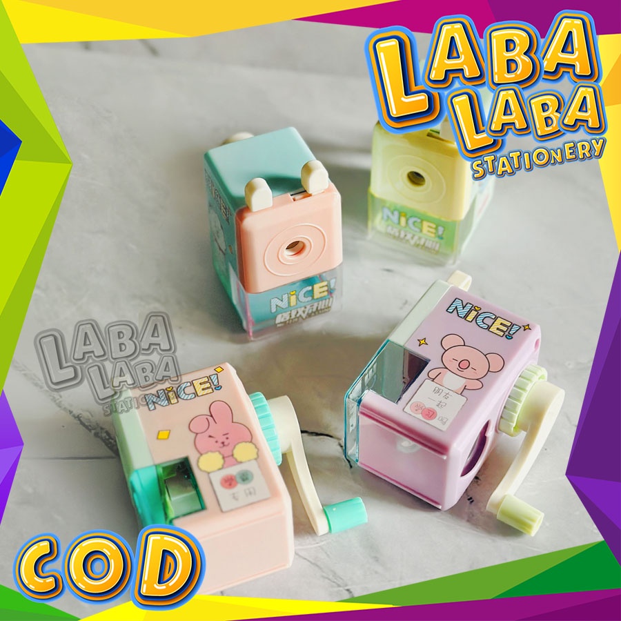 

LabaLabaStationery Serutan / Rautan Meja Putar FANCY Karakter BT-21