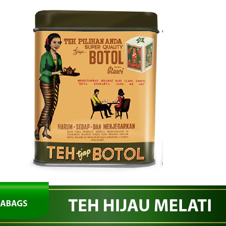 

☞ Teh Celup Cap Botol Hijau Aroma Melati Vintage 20 Bags - Floating Bag ♠