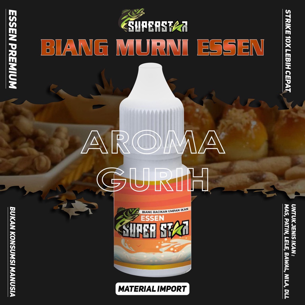 Paket Umpan Pancing|Essen Superstar Aroma GURIH,Essence,Essential Oil,Ikan Nila,Ikan Mas,Essentials