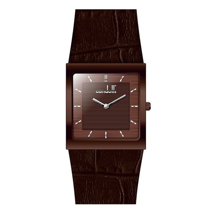Condotti CN2109-BL03-L04 PIAZZA FRATELLO - Jam Tangan Pria Kulit Coklat