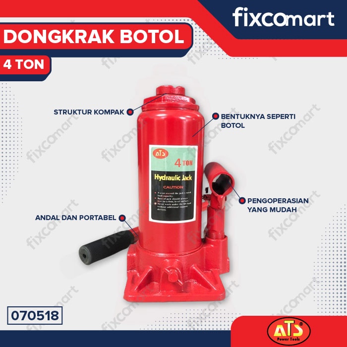 Dongkrak Botol ATS 4 TON