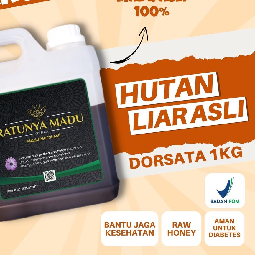 

☋ Asli 100% Tanpa Campuran Murni Original Hutan Liar Dorsata Natural Pure Honey ♫