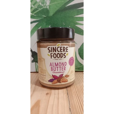 

Sincere Foods Almond Butter Unsweetened 300gr