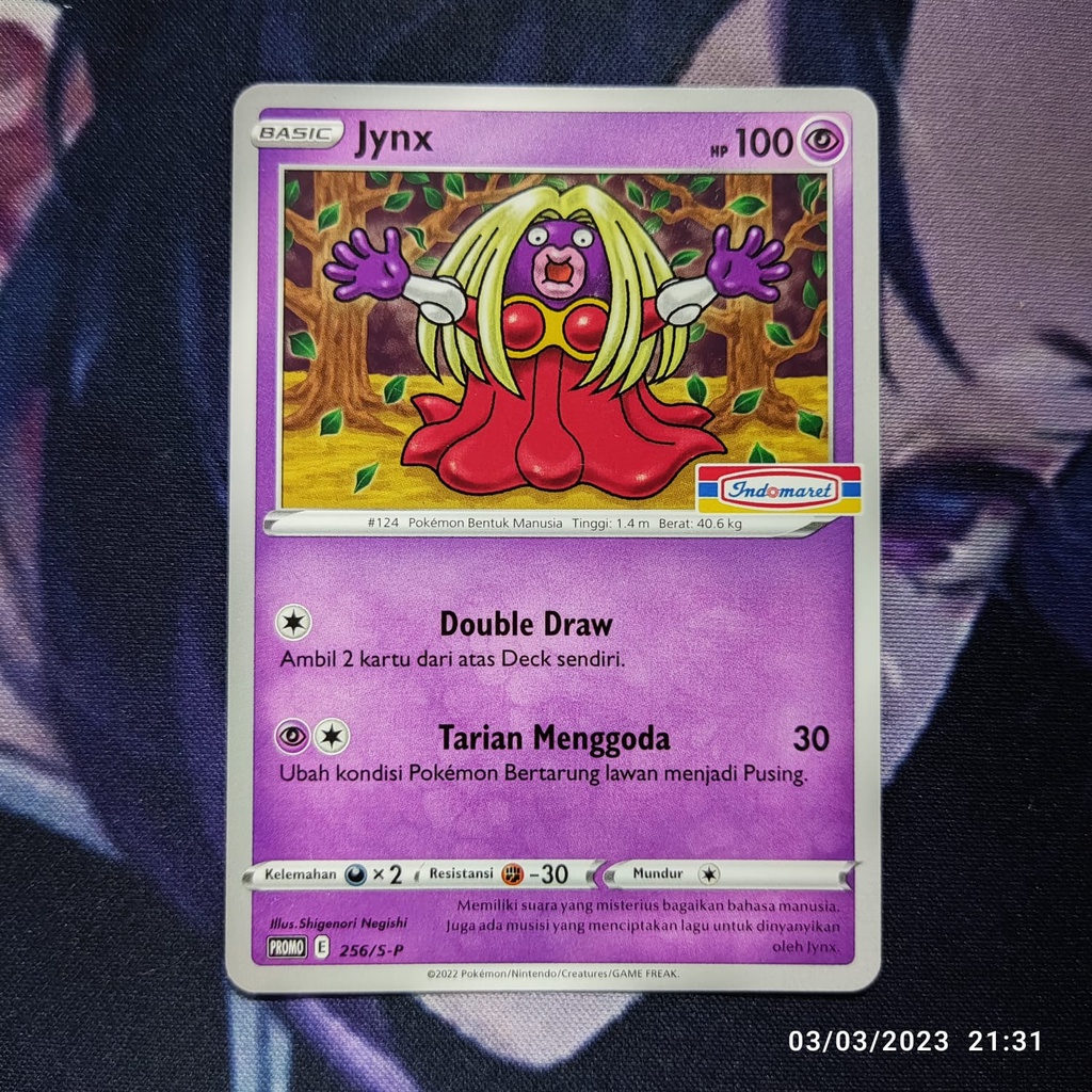 pokemon (ID) jynx indomaret - PROMO 256/S-P - NO FOIL