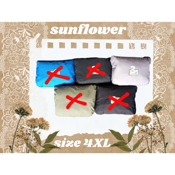Jas Hujan Sunflower 4xl (jumbo) pria wanita