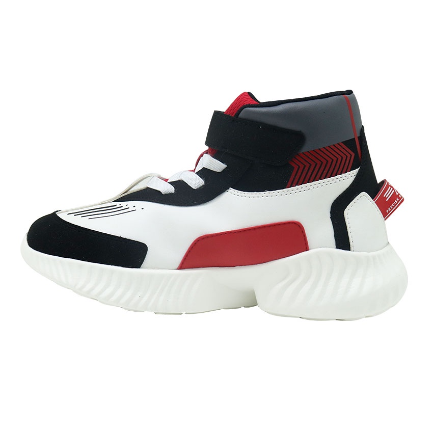 Precise Ciro JT Sepatu Sneakers Anak - Black/White/Red