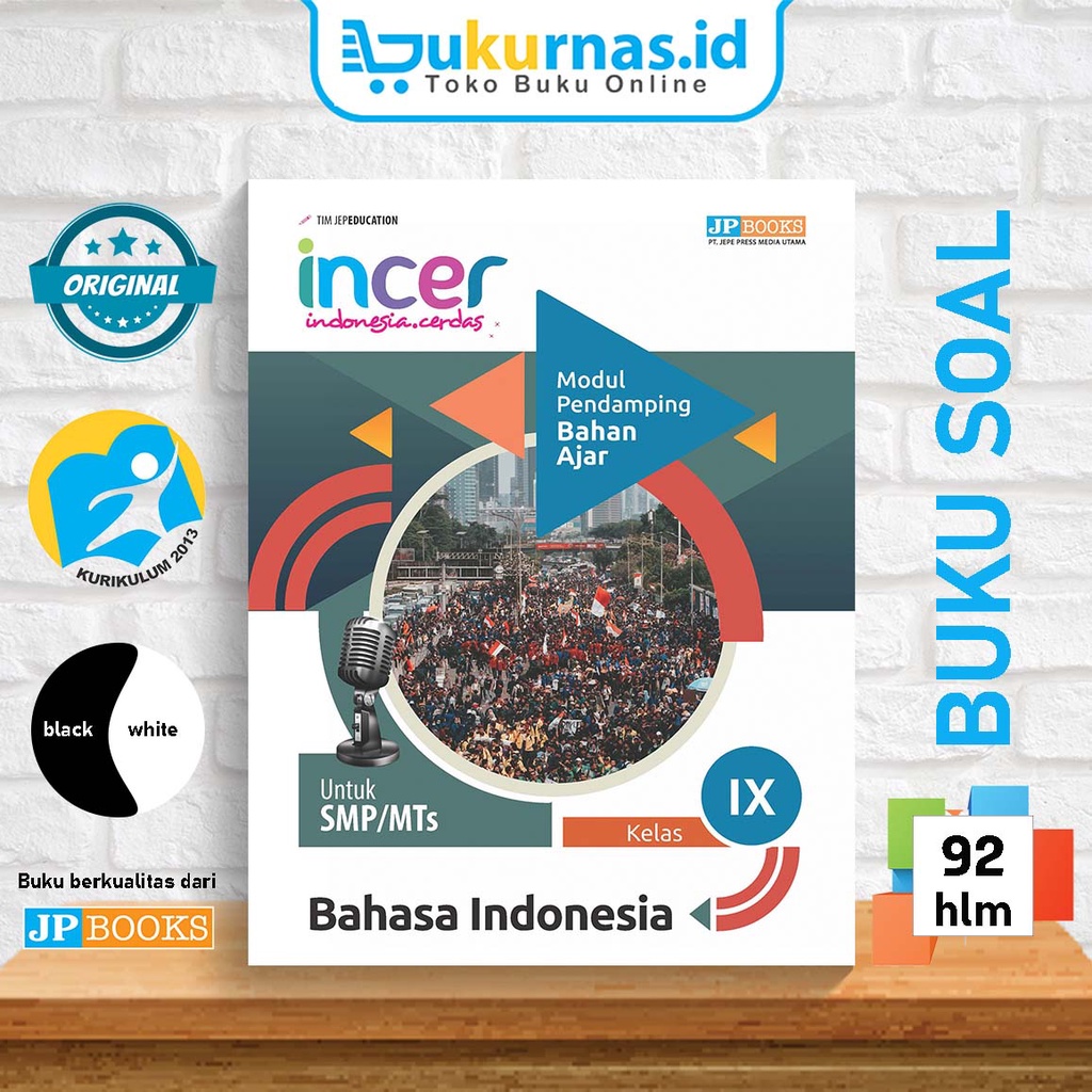Buku Pendamping Bahasa Indonesia SMP Kelas 9 LKS Incer