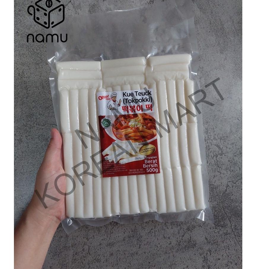 

COD✔️ Tteokbokki Tokpoki Tteok Kue Beras Korea 500gr - Korean Rice Cake topokki toppoki Kios Korea HALAL