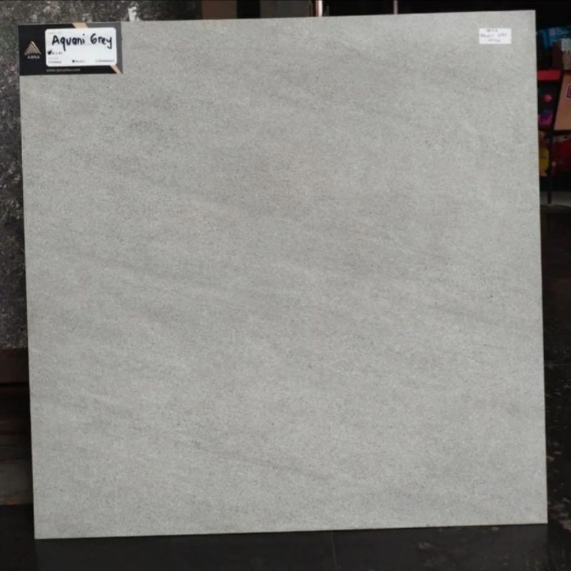 Granit Lantai 60x60 Kw1 Arna Aquani Stone Grey Matt Kasar