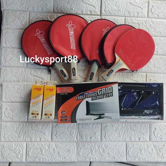 Meja Pingpong Tenis Meja Butterfly Mdf 25Mm Kaki Besar