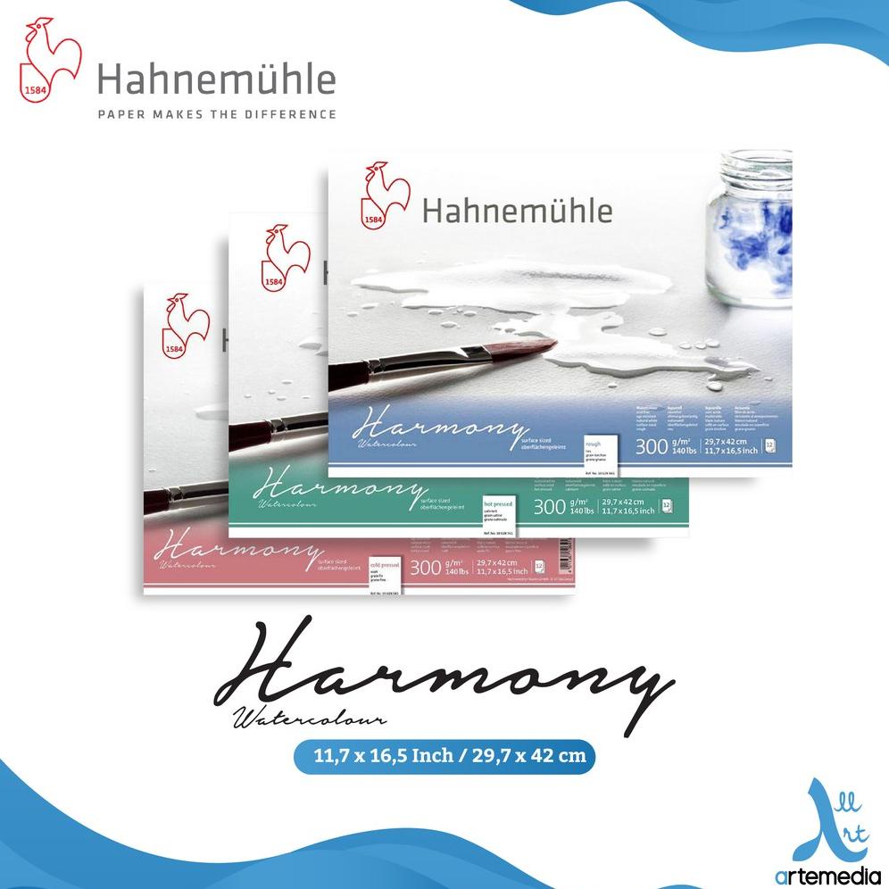 

Watercolor Pad Hahnemuhle Harmony A3 Watercolor Paper Block