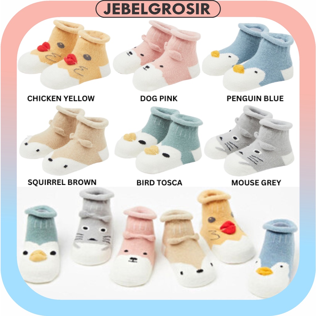 COD Kaos Kaki Anak Bayi Karakter Boneka Lucu Kaus Kaki Kartun Fashion Baby Socks Import Murah BB01