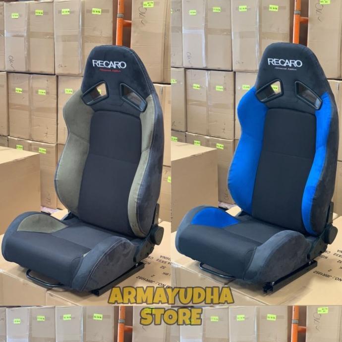 jok racing recaro SR7 suede red stitch import