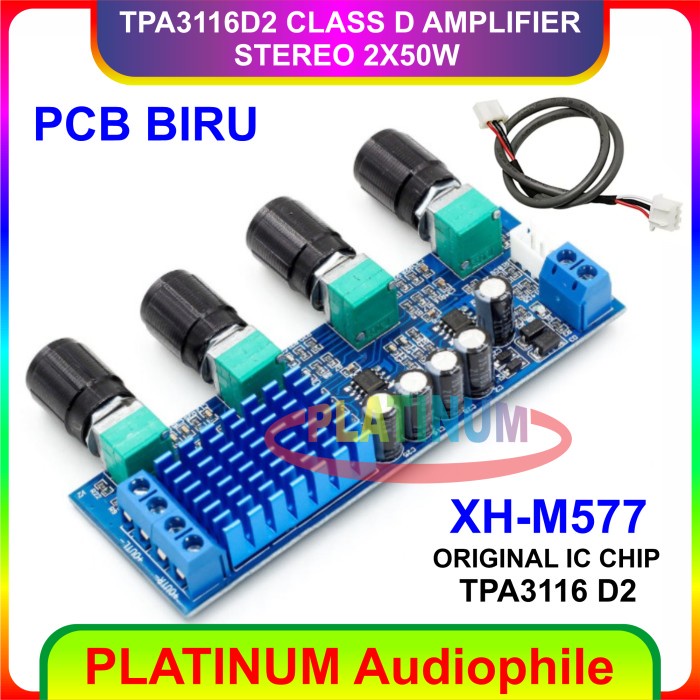 Tpa3116 Amplifier Class D 2X50W + Tone Control Tpa3116D2