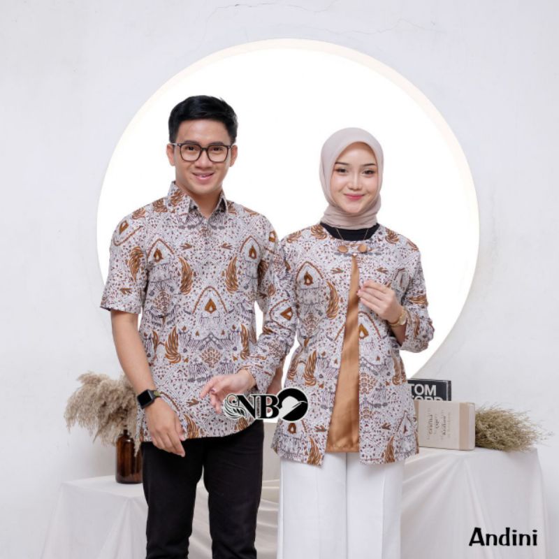 Couple hem  blouse ||  Sarimbit batik masa kini