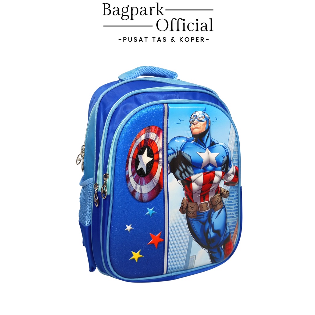 Tas Ransel Anak Laki Laki Alto 16 Inch Tas Anak Sekolah Cowok Import Embos Gambar Ironman Avengers Spiderman Tas Anak Murah