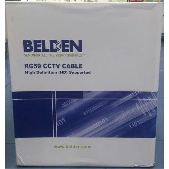 Belden Kabel CCTV Coaxial RG59+ Power 9105SL2P 305M Original