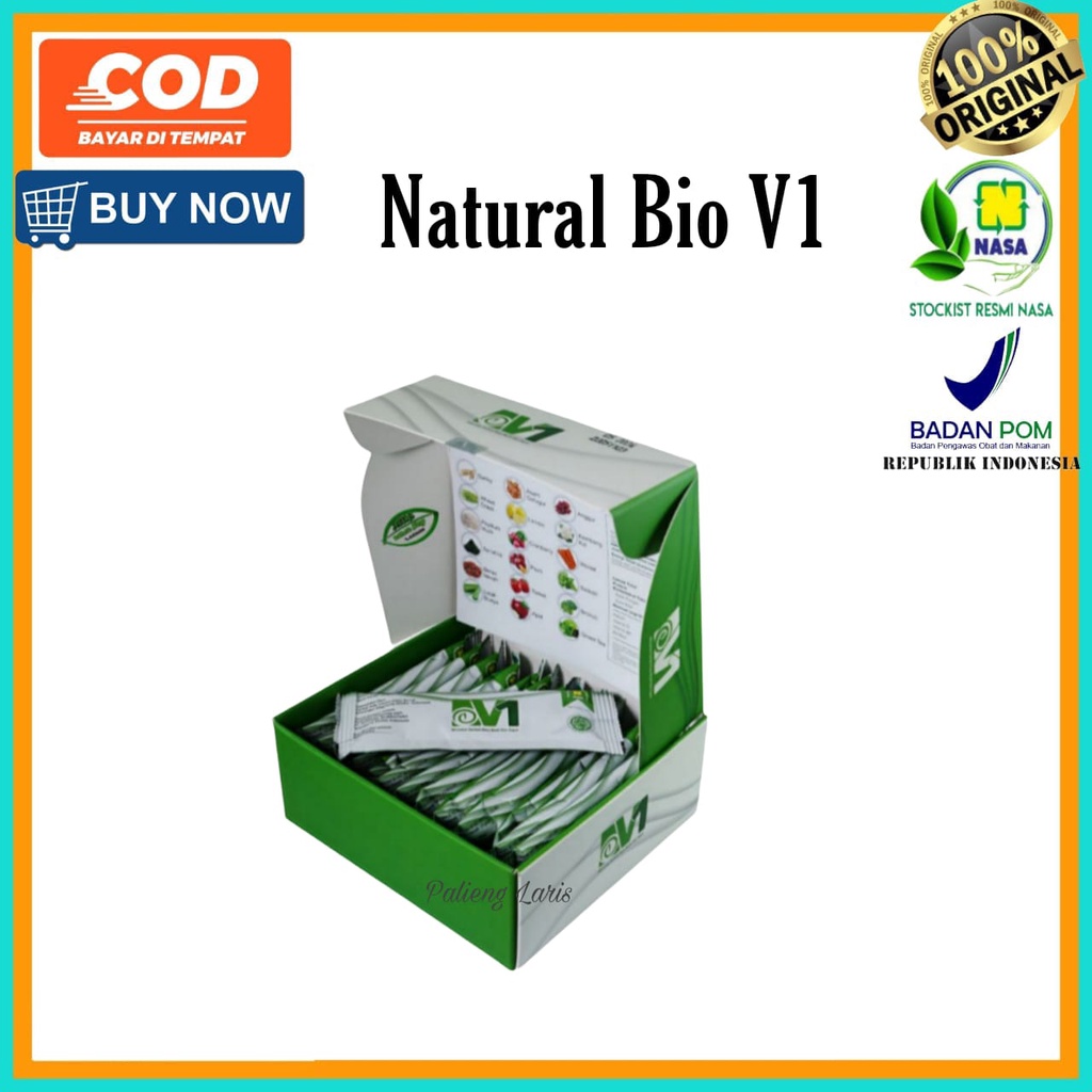 

Original Natural Bio V1 Nasa / Melancarkan BAB, Suplemen Diet Sehat, Detox Pencernaan, Perut Sembelit