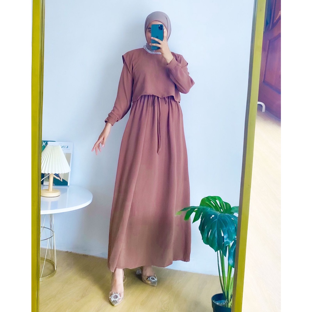 GAMIS CRINKLE ROMPI / GAMIS WANITA KEKINIAN