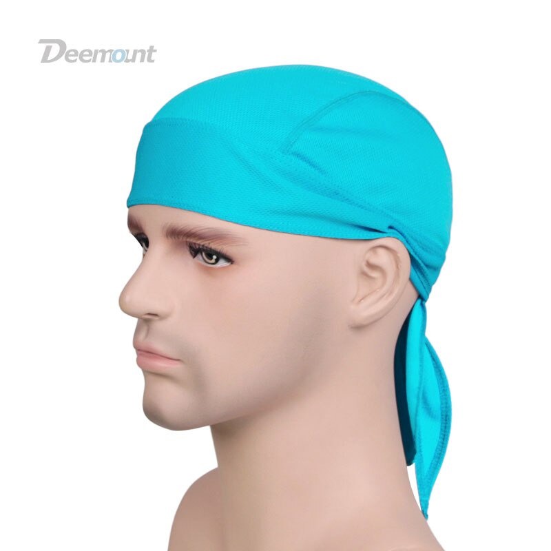 Deemount Bandana Sepeda Headband Cycling Cap Quick Dry - HDW-003 - Blue