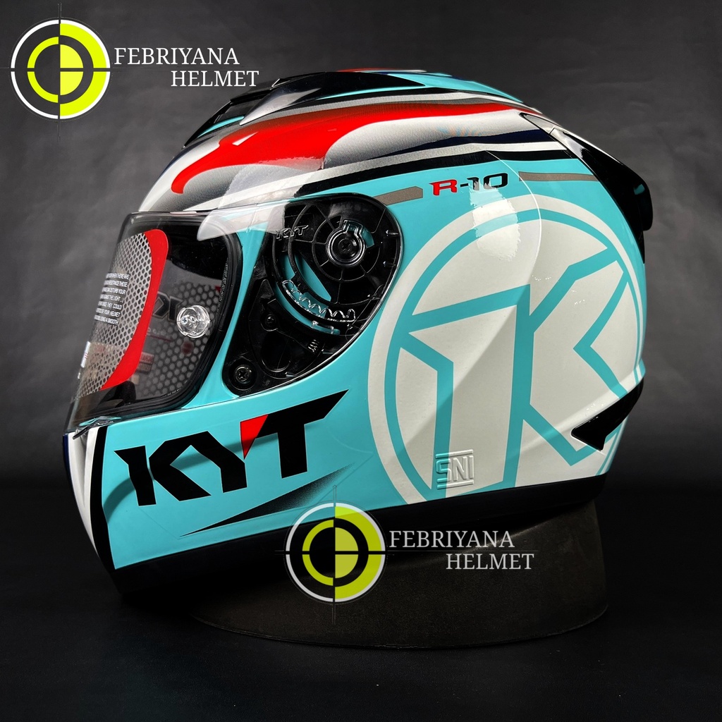 HELM KYT R10 AQUAMARINE FULL FACE KYT R10