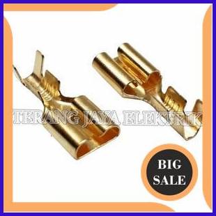 Skun Gepeng Female - Skun Kabel Sedang per 10 Pcs 1M4R23 perkakas