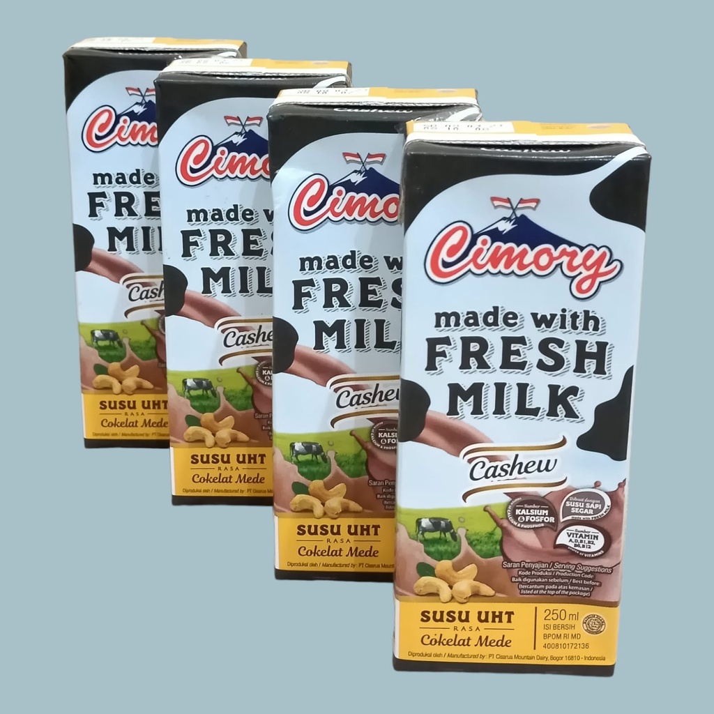 

Cimory UHT Milk Cashew Susu Cair 250ml [4 kotak]