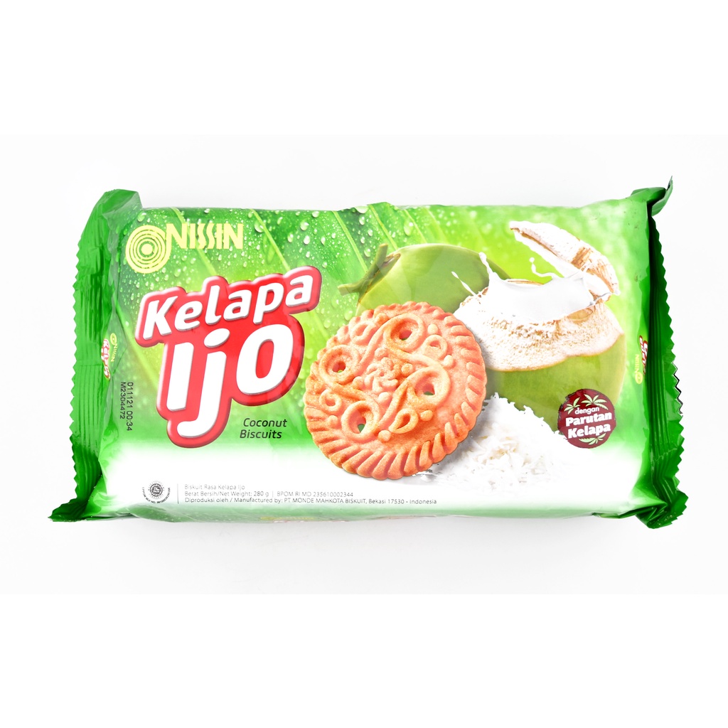 

BISKUIT NISSIN KELAPA IJO COCONUT BISCUIT 280 GR