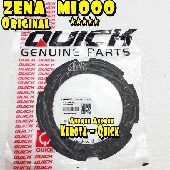 Zena Traktor Quick Truck - Facing Clutch Shoes Kain Klos Kampas Kopling Kubota M1000 M-1000 M 1000 -