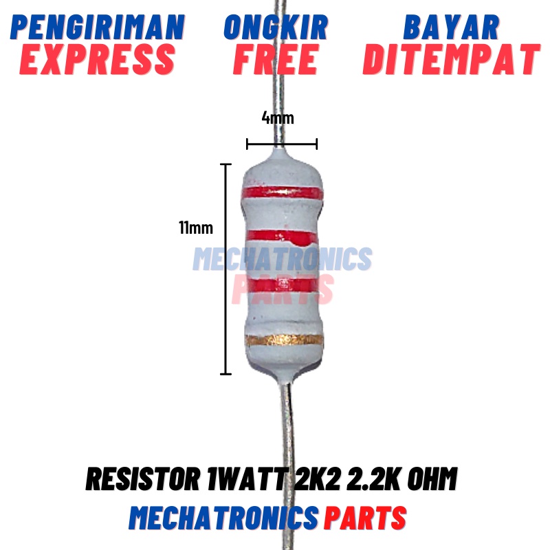 RESISTOR 1WATT 2K2 OHM