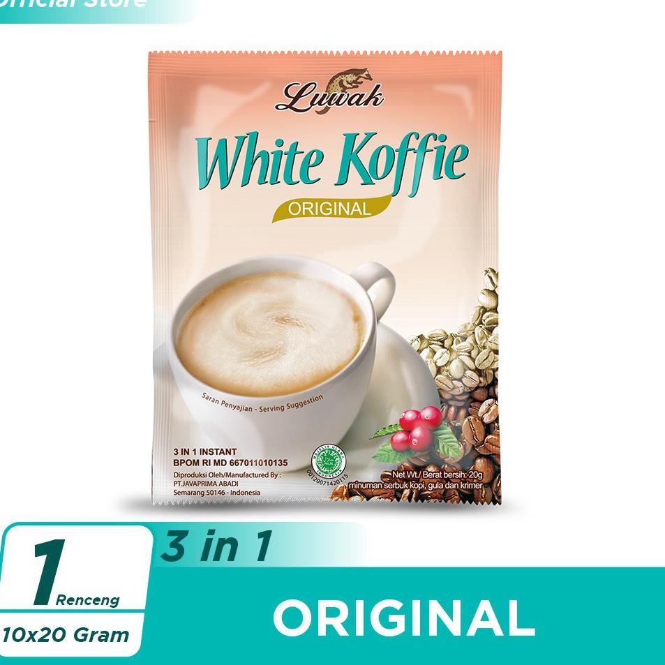 

HOT Kopi Luwak White Koffie Original 10x20gr (Renceng)