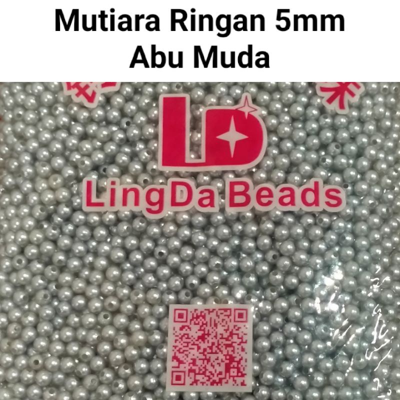 Manik Payet Mote Mutiara Ringan 5MM - 10 Gram